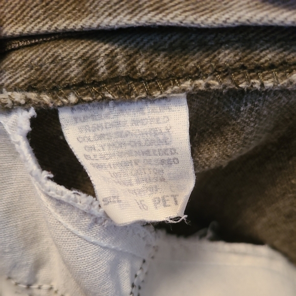 VINTAGE LEE LIGHT WASH ELASTIC WAISTBAND MOM JEANS SIZE 16 PETITE BROWN USA MADE - Picture 4 of 6